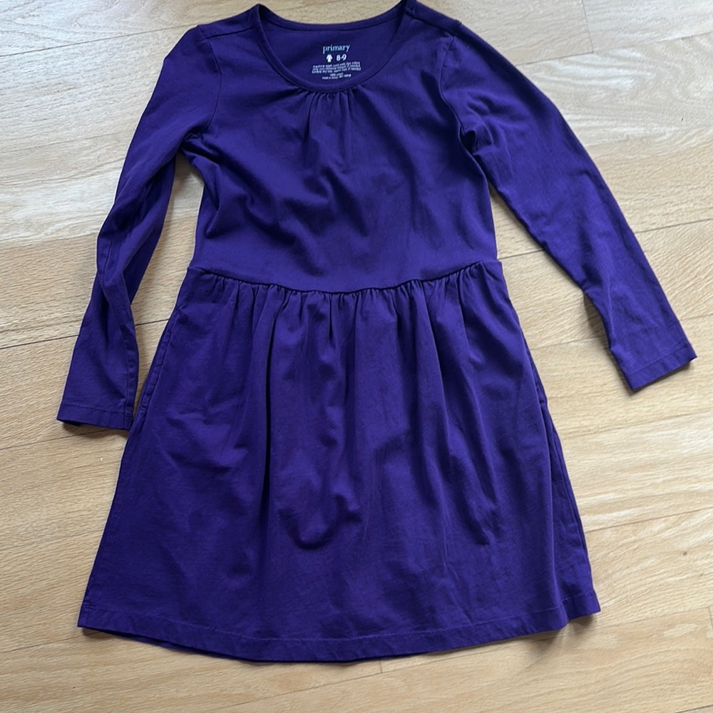 Primary Purple Kids Dress